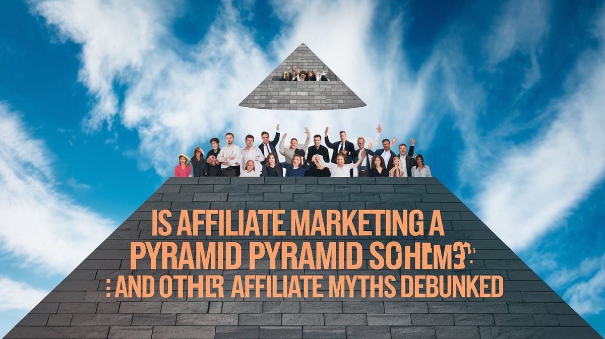 Is Affiliate Marketing a Pyramid Scheme? And Other Affiliate Myths Debunked