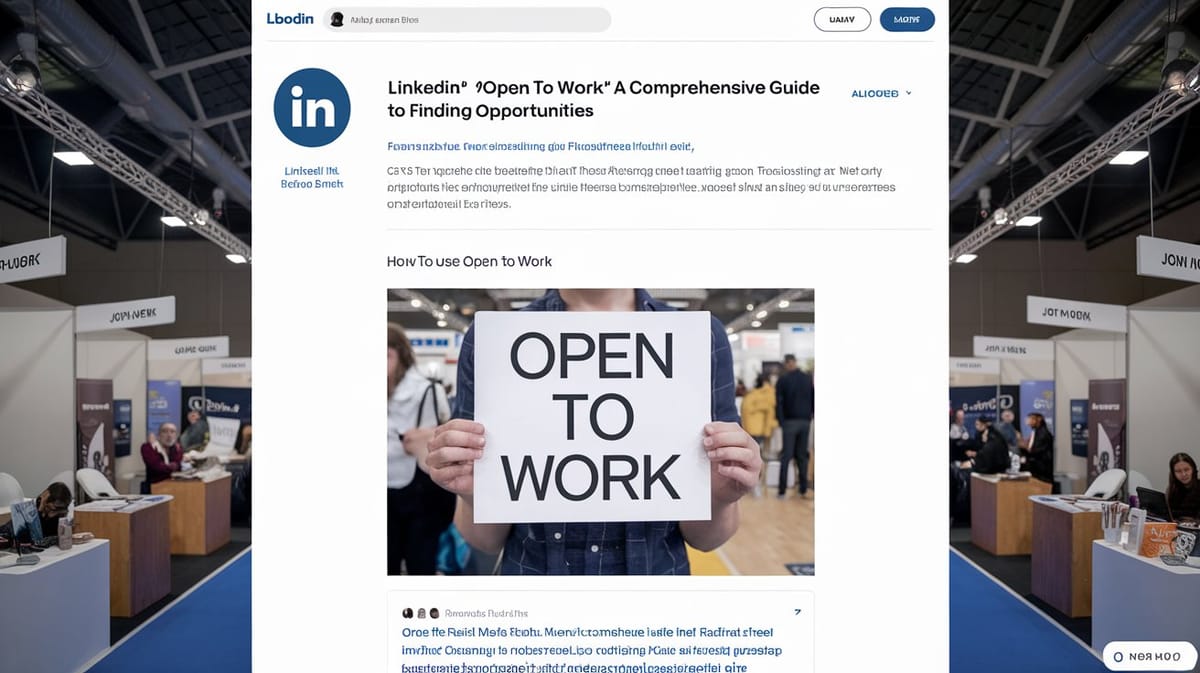 LinkedIn’s “Open to Work”: A Comprehensive Guide to Finding Opportunities