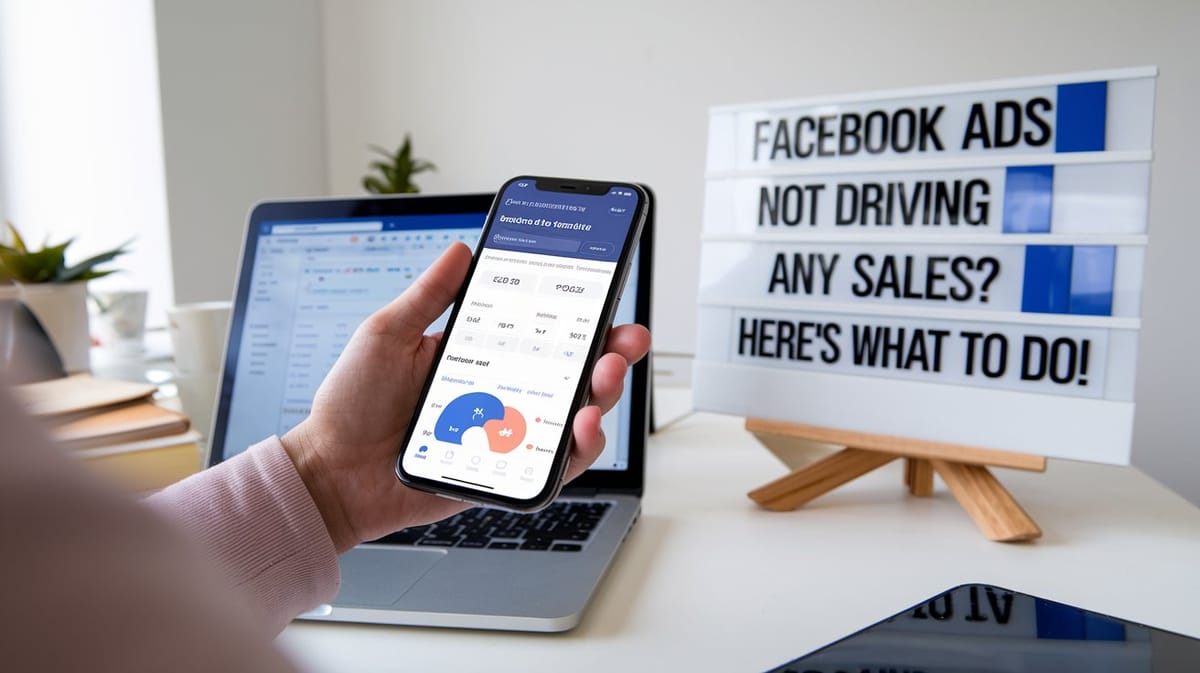 Facebook Ads Not Driving Any Sales? Here's What To Do!