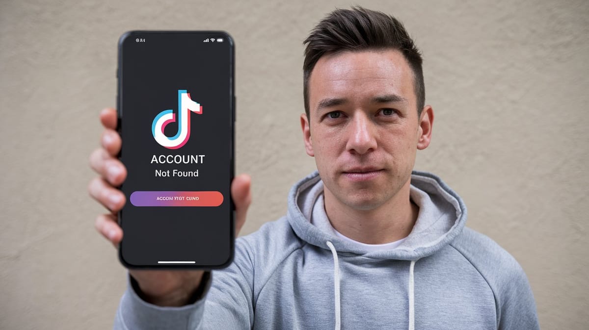 Account Not Found on TikTok? Here's Why