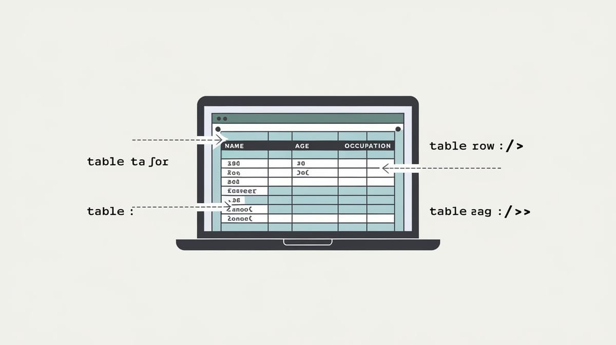 HTML Tables: When to Use Them and How to Make & Edit Them