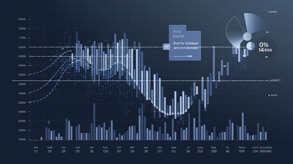 A data visualization of Marketing Email's AI Revolution. The graphic is a bar chart with a dramatic spike in the last year.